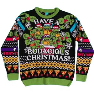 Teenage Mutant Ninja Turtles Unisex Adult Have A Bodacious Christmas Knitted Jum Teenage Mutant Ninja Turtles Unisex Adult Have A Bodacious Christmas Knitted Jum
