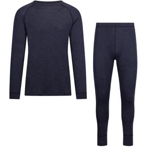 (XXS, Navy Marl) Trespass Unisex Adult Demian DLX Base Layer Set (XXS, Navy Marl) Trespass Unisex Adult Demian DLX Base Layer Set