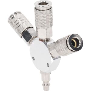 Unbranded 3 Way Air Splitter 1/4 Inch NPT Male Thread 3 Way Unbranded 3 Way Air Splitter 1/4 Inch NPT Male Thread 3 Way