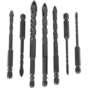 Unbranded 7PCS Masonry Drill Bit Set Hex 4 Flute High Unbranded 7PCS Masonry Drill Bit Set Hex 4 Flute High