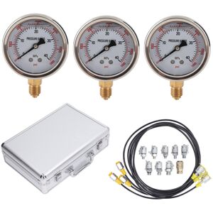 Unbranded Hydraulic Pressure Test Kit Accurate Portable 25 Unbranded Hydraulic Pressure Test Kit Accurate Portable 25