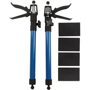 Unbranded 2Pcs Cabinet Support Extension Pole with 4 Plate Unbranded 2Pcs Cabinet Support Extension Pole with 4 Plate