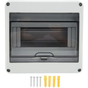 Unbranded Circuit Breaker Box 8 Way Surface Mounted IP65 Unbranded Circuit Breaker Box 8 Way Surface Mounted IP65