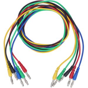Unbranded Magnetic Test Leads Kit Soft Flexible 5 Colour 4mm Unbranded Magnetic Test Leads Kit Soft Flexible 5 Colour 4mm