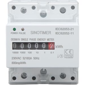 Unbranded Electricity Watt Hour Meter Dual Color LED Unbranded Electricity Watt Hour Meter Dual Color LED