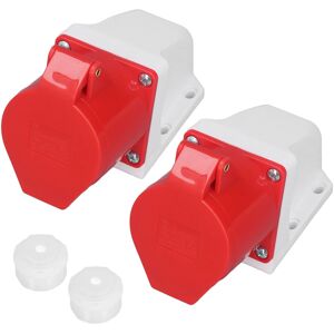 Unbranded 2 Set Industrial Socket 5Pin IP44 Waterproof 3 Unbranded 2 Set Industrial Socket 5Pin IP44 Waterproof 3