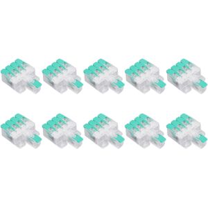 Unbranded 10Pcs Lever Wire Connectors Kit 1 to 4 Quick Unbranded 10Pcs Lever Wire Connectors Kit 1 to 4 Quick