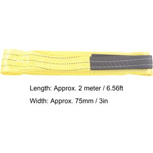 Unbranded 3T Flat Lifting Rope with Double Buckles Polyester Unbranded 3T Flat Lifting Rope with Double Buckles Polyester