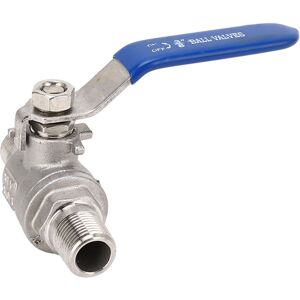 Unbranded Full Port Ball Valve 3/8in Stainless Steel Good Unbranded Full Port Ball Valve 3/8in Stainless Steel Good