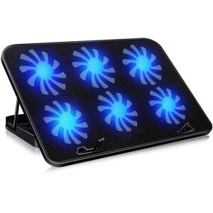 Unbranded Laptop Cooling Pad 6 High Speed Fan Rapid Heat Unbranded Laptop Cooling Pad 6 High Speed Fan Rapid Heat