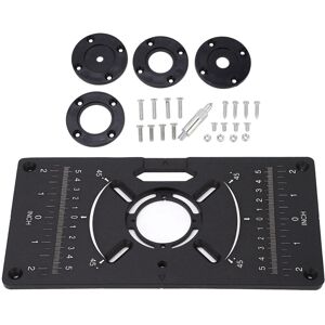 Unbranded Router Plate Aluminum Alloy Router Table Insert Unbranded Router Plate Aluminum Alloy Router Table Insert