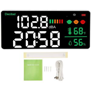 Unbranded Decibel Meter 30 To 130db Wall Mounted Sound Level Unbranded Decibel Meter 30 To 130db Wall Mounted Sound Level