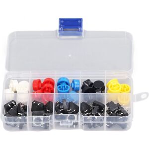 Unbranded 25 Pcs Set Round Tact Switch 12x12x7.3mm 4 Pin Unbranded 25 Pcs Set Round Tact Switch 12x12x7.3mm 4 Pin