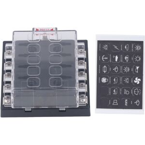 Unbranded 10 Way Fuse Block Waterproof Automotive Fuse Unbranded 10 Way Fuse Block Waterproof Automotive Fuse
