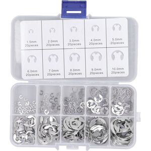 Unbranded 200PCS E Clip Assortment Kit Stainless Steel Good Unbranded 200PCS E Clip Assortment Kit Stainless Steel Good