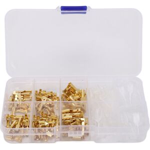 Unbranded 135Pcs Gold Cold Pressed Male Female Spade Unbranded 135Pcs Gold Cold Pressed Male Female Spade