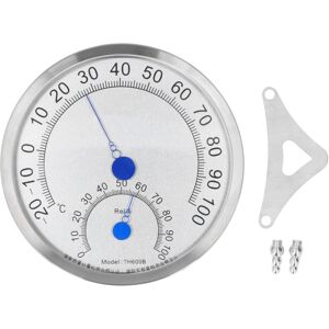 Unbranded Round Thermometer Stainless Steel Waterproof Heat Unbranded Round Thermometer Stainless Steel Waterproof Heat