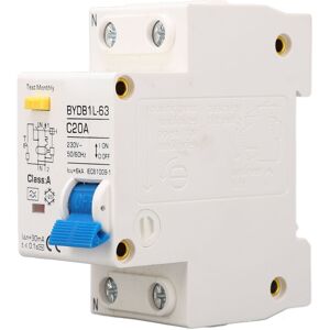 Unbranded 230V 20A AC Leakage Protection Switch A Type DIN Unbranded 230V 20A AC Leakage Protection Switch A Type DIN