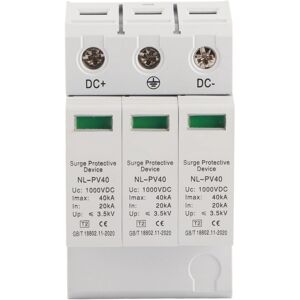 Unbranded Surge Protective Device 20‑40KA 3P 1000V Unbranded Surge Protective Device 20‑40KA 3P 1000V