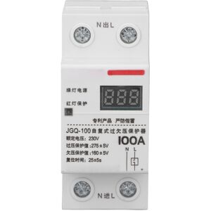 Unbranded Over Under Voltage Protector 100A DIN Rail Self Unbranded Over Under Voltage Protector 100A DIN Rail Self