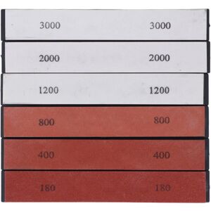 Unbranded 6PCS Knife Sharpening Stone 180 400 800 1200 2000 Unbranded 6PCS Knife Sharpening Stone 180 400 800 1200 2000