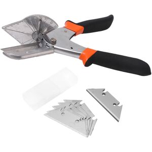 Unbranded Angle Miter Shear with 10Pcs Blades Metal Unbranded Angle Miter Shear with 10Pcs Blades Metal