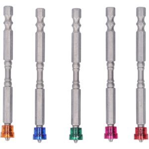 Unbranded 5PCS Magnetic Ring Screwdriver Bits 1/4in Hex Unbranded 5PCS Magnetic Ring Screwdriver Bits 1/4in Hex