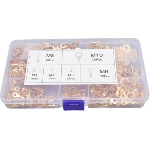 Unbranded 540PCS Brass Wire Lugs Assortment Set Electric Unbranded 540PCS Brass Wire Lugs Assortment Set Electric