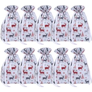 Unbranded (E) 10x Wrap Large Christmas Sacks Reusable Present Bag For Weddings Also Unbranded (E) 10x Wrap Large Christmas Sacks Reusable Present Bag For Weddings Also