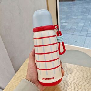 Gaatpot (BWB6114 blue and red, 500ml) Cartoon thermos cup with one lid and multiple uses Gaatpot (BWB6114 blue and red, 500ml) Cartoon thermos cup with one lid and multiple uses