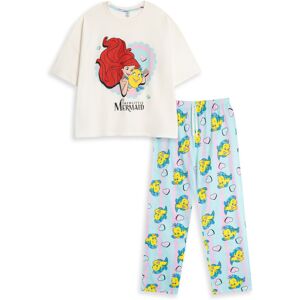 (XX-Large) Disney Short Sleeve Long Leg Pyjama Set (Womens Beige) (XX-Large) Disney Short Sleeve Long Leg Pyjama Set (Womens Beige)