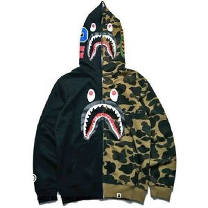 Unbranded (Black, M) Ape Bathing Bape Jacket Shark Head Camo Full Zip Hoodie Clothes Long Unbranded (Black, M) Ape Bathing Bape Jacket Shark Head Camo Full Zip Hoodie Clothes Long