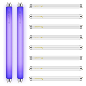 Jehiatek 10 Pack Bug Zapper Replacement Light Bulbs 10W for 20W Indoor Zapper, BL T8 F10W Jehiatek 10 Pack Bug Zapper Replacement Light Bulbs 10W for 20W Indoor Zapper, BL T8 F10W