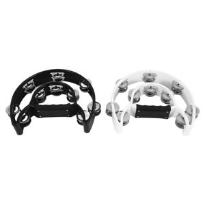 Typecat 2Pack 10 Inch Double Row Tambourine for Adult,Half Moon Musical Tambou Typecat 2Pack 10 Inch Double Row Tambourine for Adult,Half Moon Musical Tambou