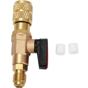 Unbranded Brass R410 Refrigeration Ball Valve Adapter 45BAR Unbranded Brass R410 Refrigeration Ball Valve Adapter 45BAR