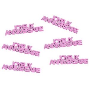 Rubies Happy Birthday Fuchsia Table Confetti 15g Rubies Happy Birthday Fuchsia Table Confetti 15g