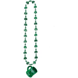Rubies St. Patrick's Day Tankard Necklace Rubies St. Patrick's Day Tankard Necklace