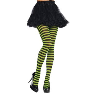 Rubies Adult green and black striped tights Rubies Adult green and black striped tights