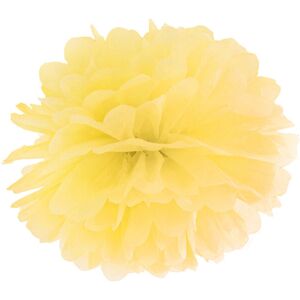 Rubies Yellow paper hanging pompom 25 cm Rubies Yellow paper hanging pompom 25 cm