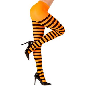 Rubies Adult orange and black striped tights Rubies Adult orange and black striped tights