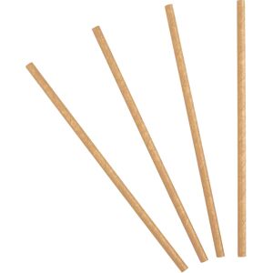 Rubies 20 Kraft colored cardboard straws 20 cm Rubies 20 Kraft colored cardboard straws 20 cm