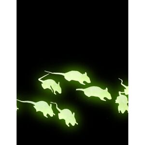 Rubies 12 black and phosphorescent rats 4 cm Halloween Rubies 12 black and phosphorescent rats 4 cm Halloween