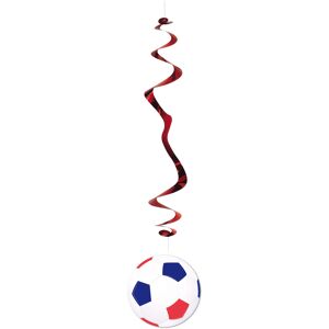 Rubies 6 blue white red football suspensions 80 cm Rubies 6 blue white red football suspensions 80 cm