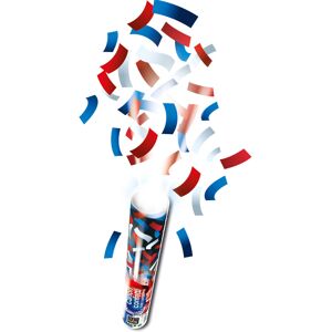 Rubies 30 cm tricolor rectangular confetti launcher tube Rubies 30 cm tricolor rectangular confetti launcher tube