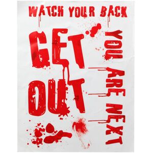 Rubies Bloody Get Out Poster 42 x 19 cm Rubies Bloody Get Out Poster 42 x 19 cm