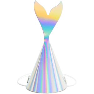 Rubies 6 Holographic Mermaid Tail Party Hats 8 x 18 cm Rubies 6 Holographic Mermaid Tail Party Hats 8 x 18 cm