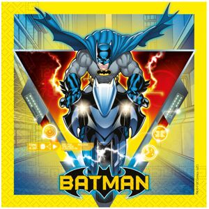 Rubies 20 Yellow Batman Paper Napkins 33 x 33 cm Rubies 20 Yellow Batman Paper Napkins 33 x 33 cm
