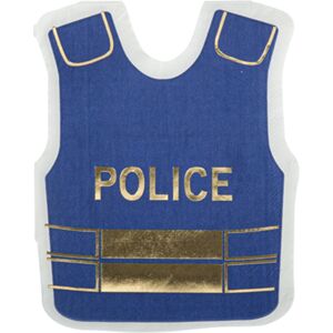 Navy Police Themed Towels - 16 pcs Navy Police Themed Towels - 16 pcs