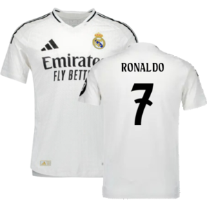 adidas (M) 2024-2025 Real Madrid Authentic Home Shirt (Ronaldo 7) adidas (M) 2024-2025 Real Madrid Authentic Home Shirt (Ronaldo 7)