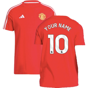 adidas (M) 2024-2025 Man Utd DNA Tee (Red) (Your Name) adidas (M) 2024-2025 Man Utd DNA Tee (Red) (Your Name)